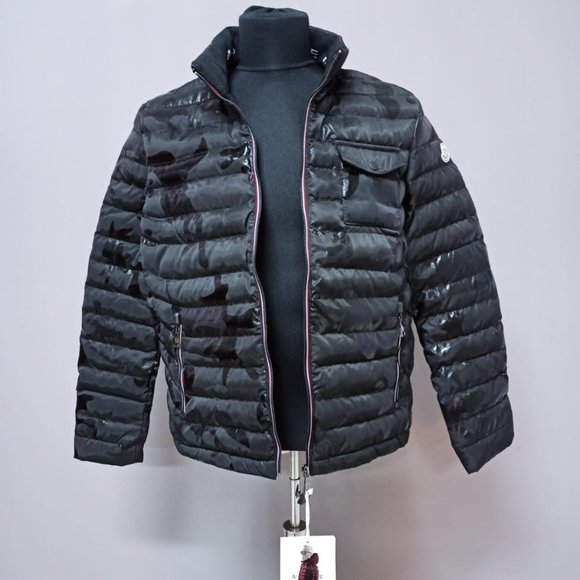 moncler black camo jacket